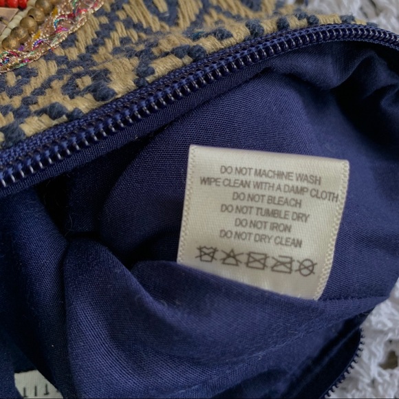 LOVE STITCH BOHEMIAN WOMEN CLUTCH MAKE UP BAG - Picture 11 of 16